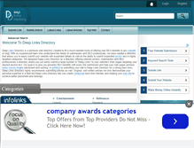 Tablet Screenshot of deeplinksdirectory.co